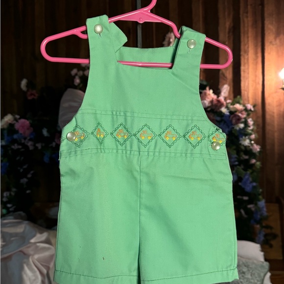 Green Kids Overalls - Picture 1 of 4